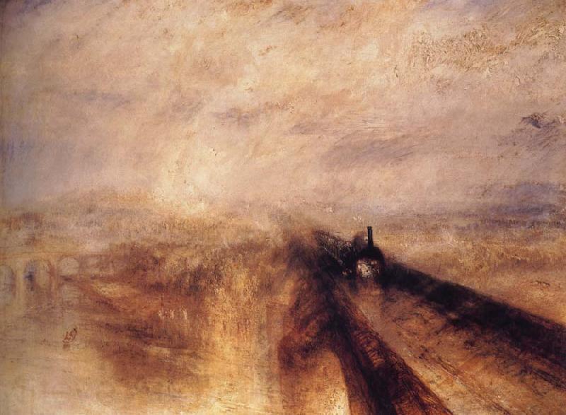 Joseph Mallord William Turner Rain,Steam and Speed Germany oil painting art
